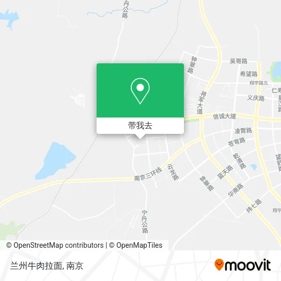 兰州牛肉拉面地图