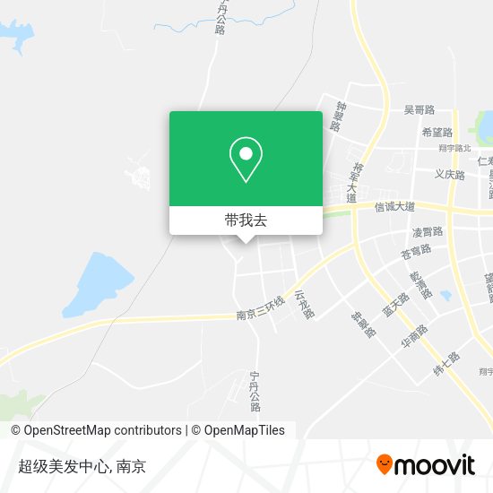 超级美发中心地图