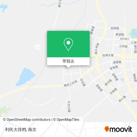 利民大排档地图