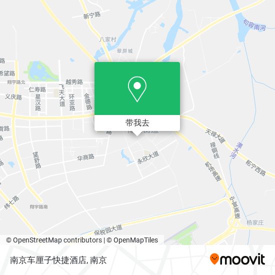 南京车厘子快捷酒店地图