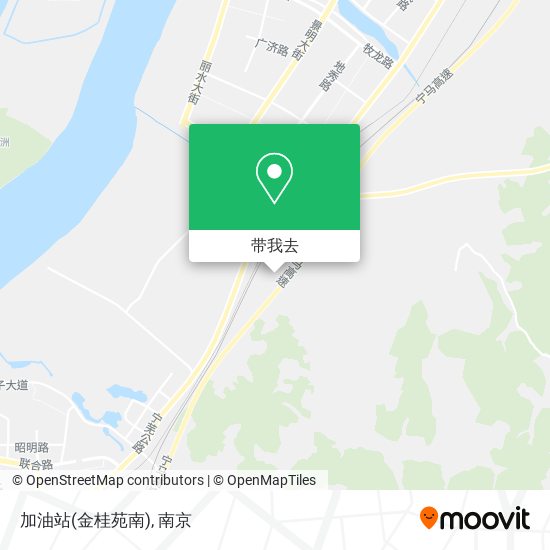 加油站(金桂苑南)地图