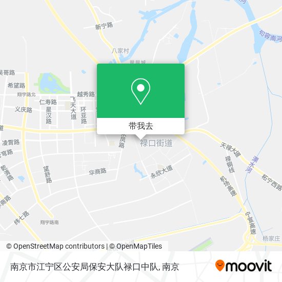 南京市江宁区公安局保安大队禄口中队地图