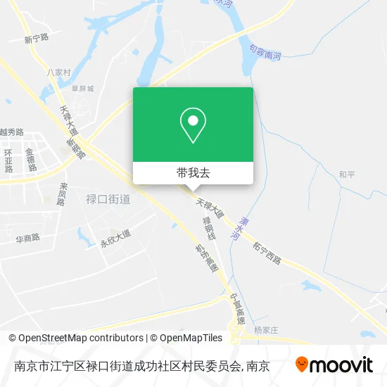 南京市江宁区禄口街道成功社区村民委员会地图
