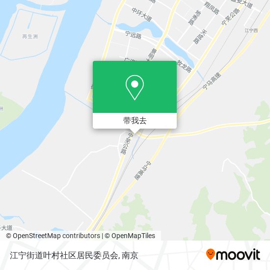 江宁街道叶村社区居民委员会地图