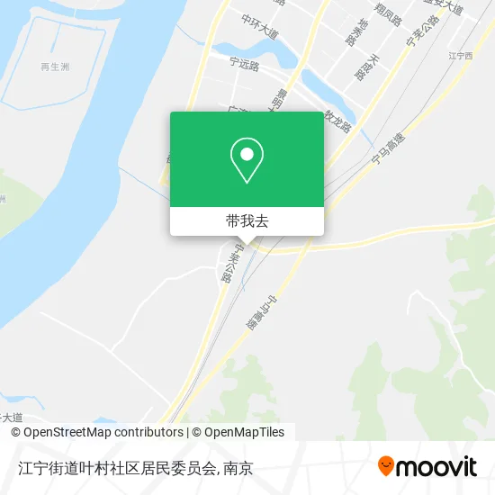 江宁街道叶村社区居民委员会地图