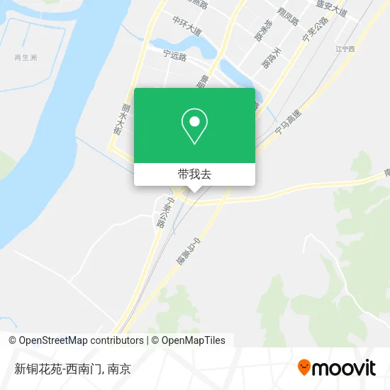 新铜花苑-西南门地图