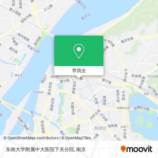 东南大学附属中大医院下关分院地图