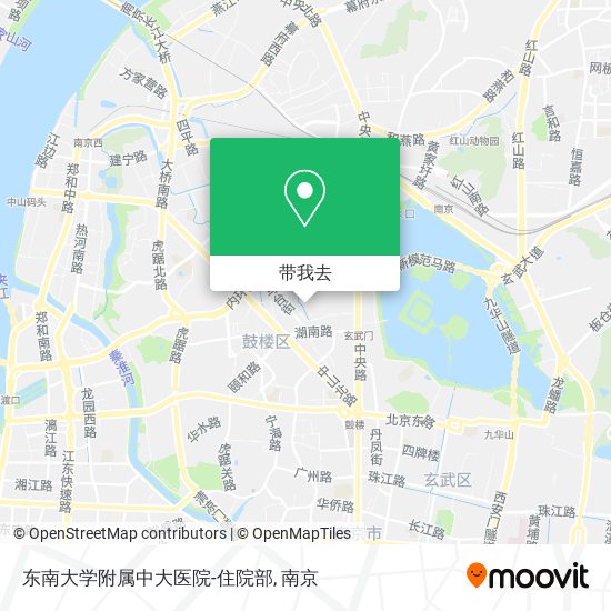 东南大学附属中大医院-住院部地图