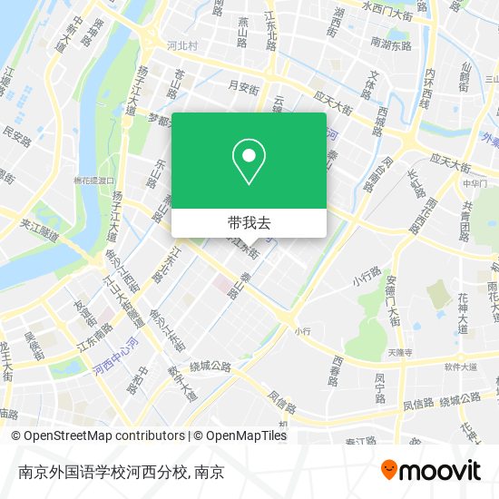 南京外国语学校河西分校地图