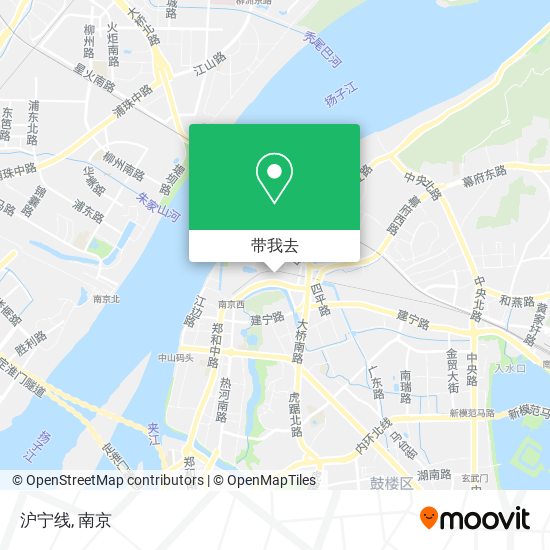 沪宁线地图