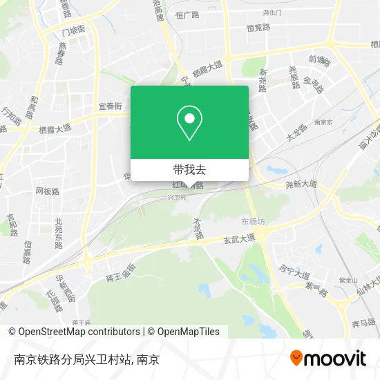 南京铁路分局兴卫村站地图