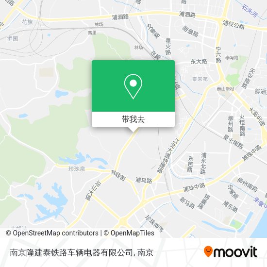 南京隆建泰铁路车辆电器有限公司地图