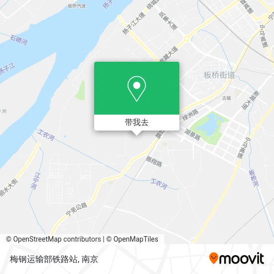 梅钢运输部铁路站地图