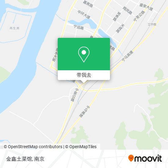 金鑫土菜馆地图