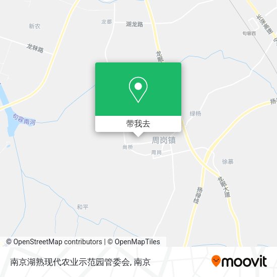 南京湖熟现代农业示范园管委会地图