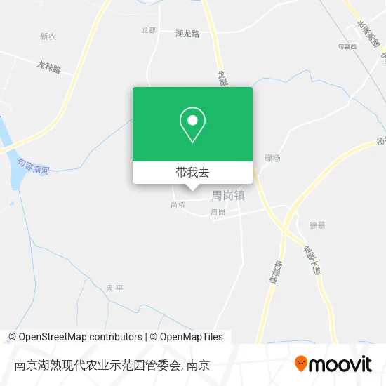 南京湖熟现代农业示范园管委会地图