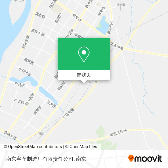 南京客车制造厂有限责任公司地图