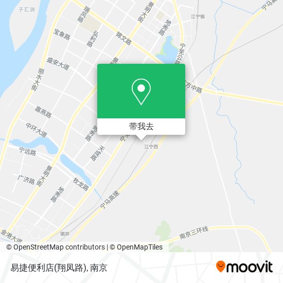 易捷便利店(翔凤路)地图
