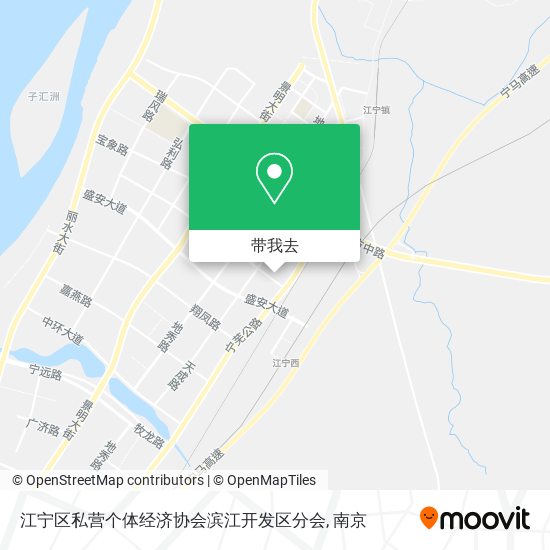 江宁区私营个体经济协会滨江开发区分会地图