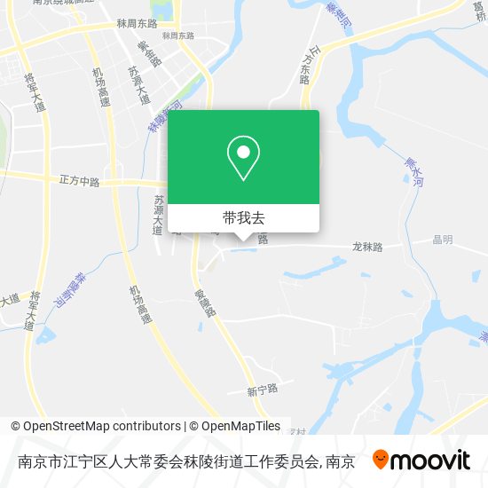 南京市江宁区人大常委会秣陵街道工作委员会地图