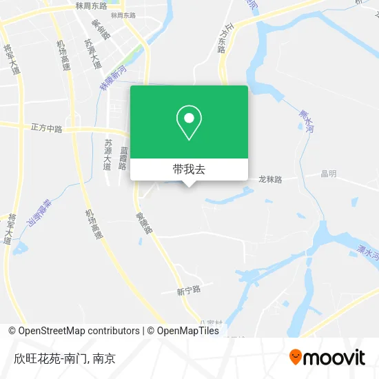 欣旺花苑-南门地图