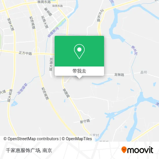千家惠服饰广场地图