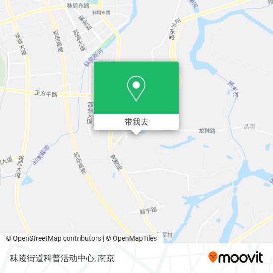 秣陵街道科普活动中心地图
