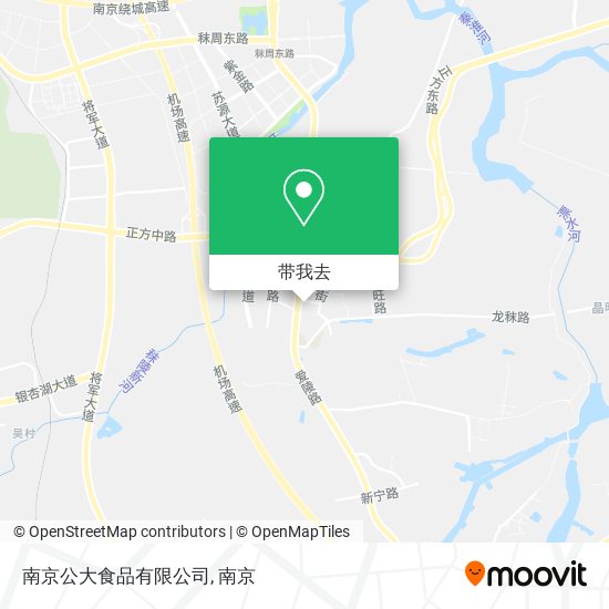 南京公大食品有限公司地图