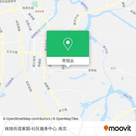 秣陵街道家园-社区服务中心地图