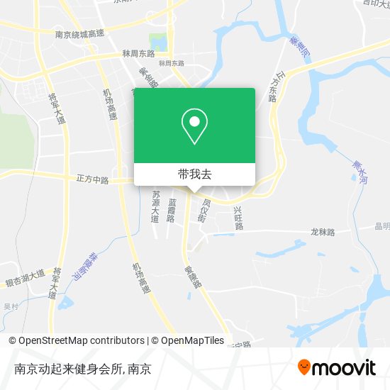 南京动起来健身会所地图