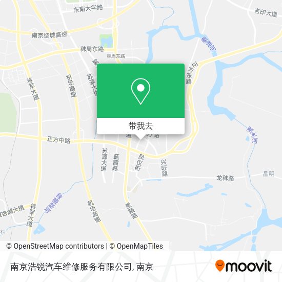 南京浩锐汽车维修服务有限公司地图
