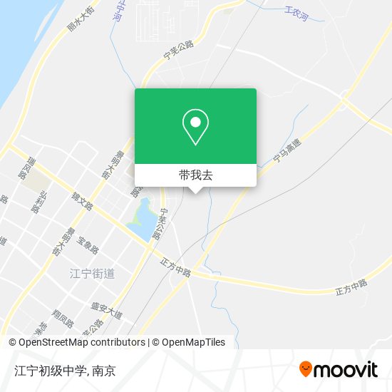 江宁初级中学地图