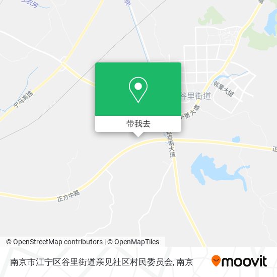 南京市江宁区谷里街道亲见社区村民委员会地图