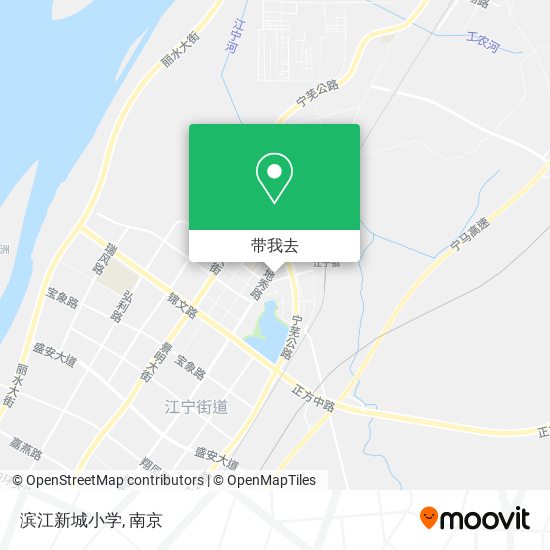 滨江新城小学地图