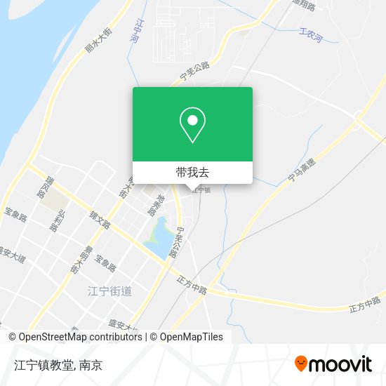 江宁镇教堂地图