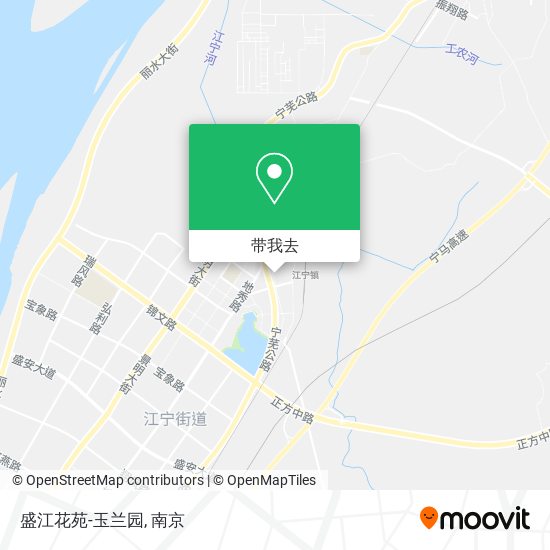 盛江花苑-玉兰园地图