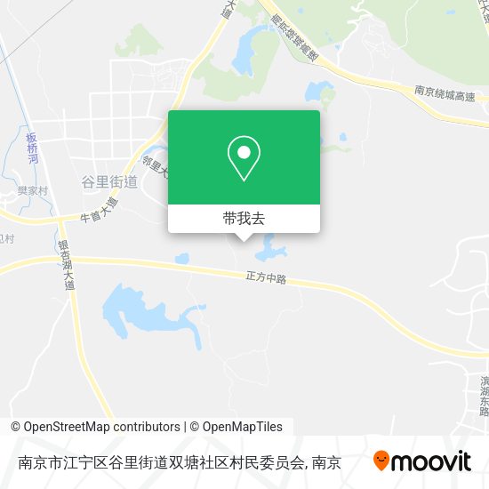 南京市江宁区谷里街道双塘社区村民委员会地图