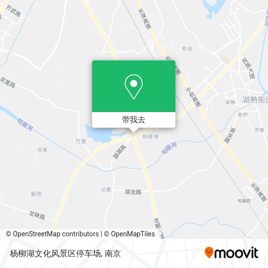 杨柳湖文化风景区停车场地图