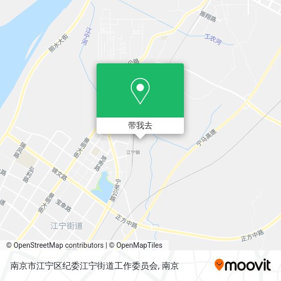 南京市江宁区纪委江宁街道工作委员会地图