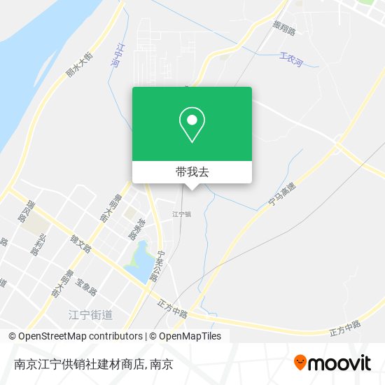 南京江宁供销社建材商店地图
