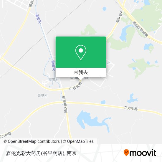 嘉伦光彩大药房(谷里药店)地图