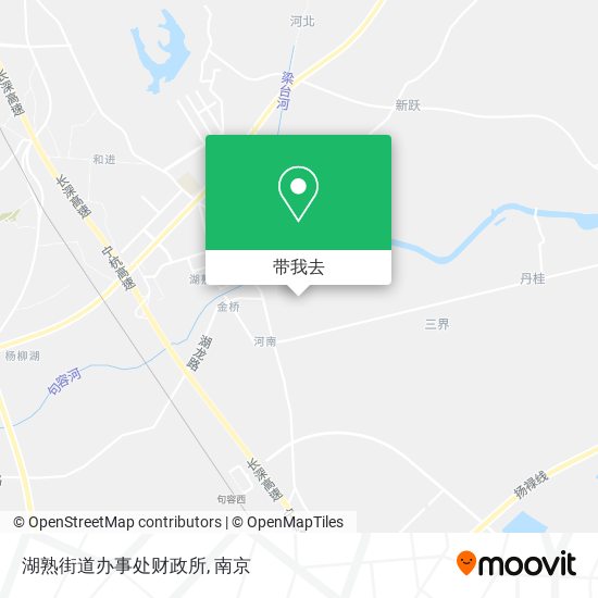 湖熟街道办事处财政所地图