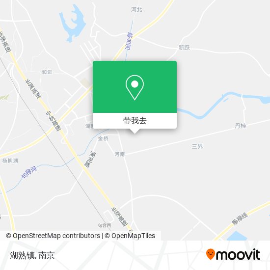 湖熟镇地图