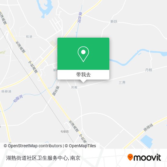 湖熟街道社区卫生服务中心地图