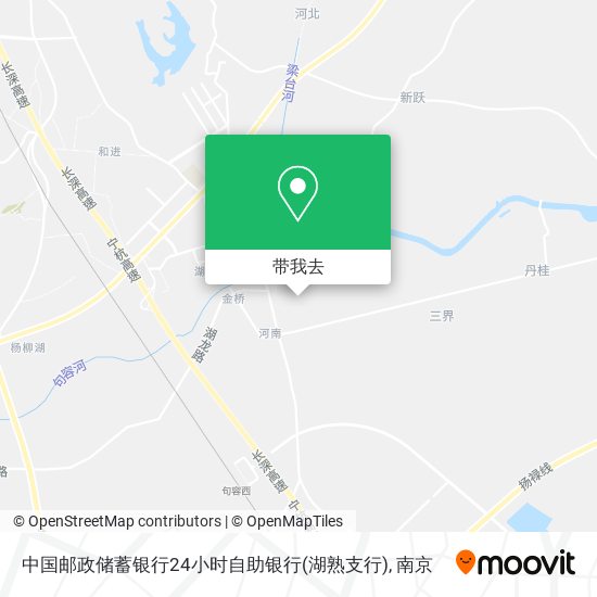 中国邮政储蓄银行24小时自助银行(湖熟支行)地图