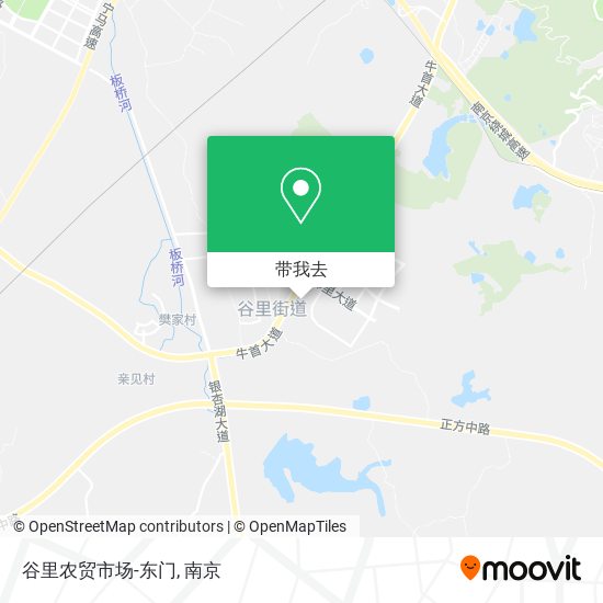 谷里农贸市场-东门地图