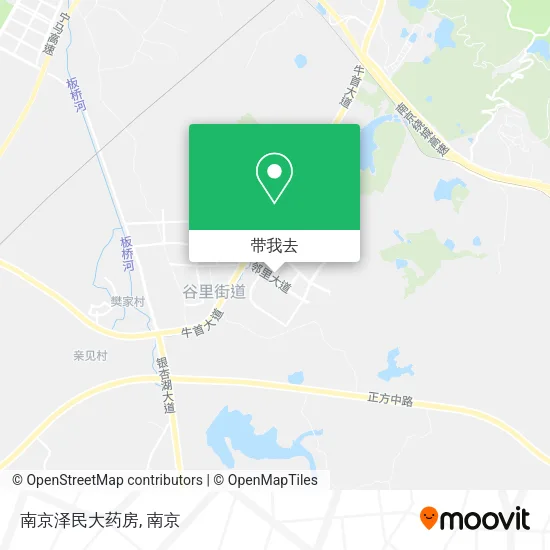 南京泽民大药房地图