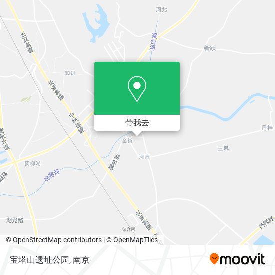 宝塔山遗址公园地图