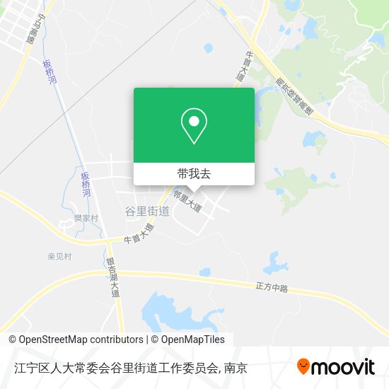 江宁区人大常委会谷里街道工作委员会地图