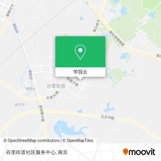 谷里街道社区服务中心地图